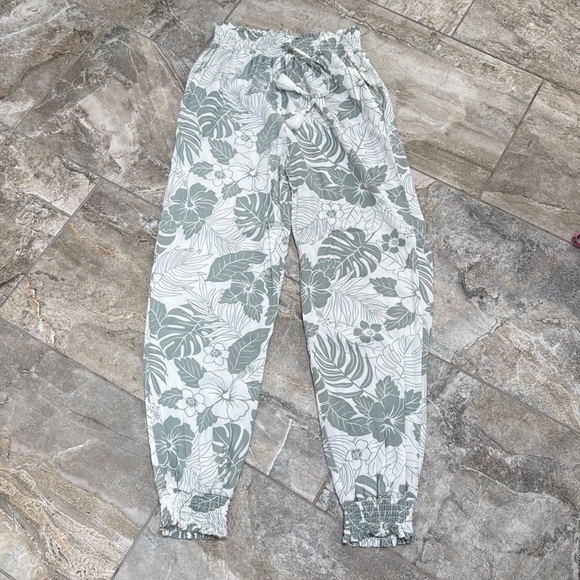 Ocean Drive Floral Joggers Sz M - Picture 1 of 12